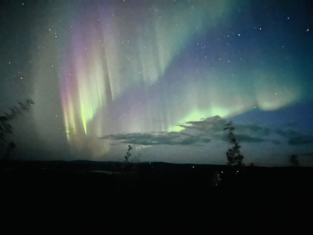 Green aurora band